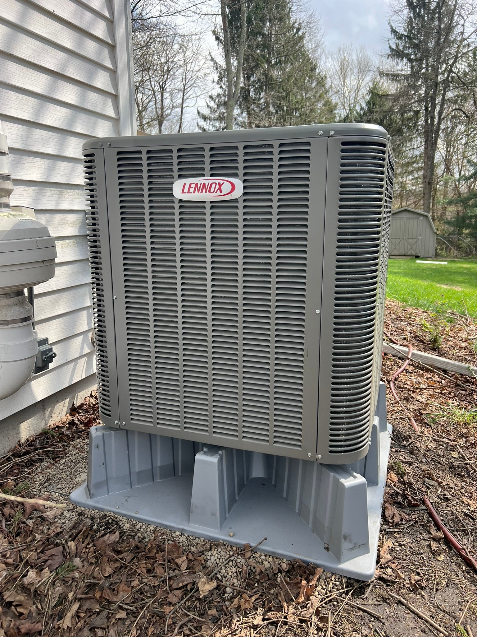 Clean outdoor unit installation